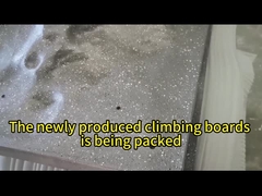 رزین چوبی دیوار فولادی سنگ نوردی داخلی بزرگسالان تفریحی ISO9001 ISO14001