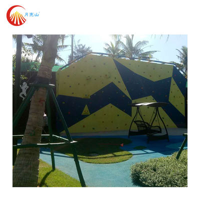 Indoor Kids Rock Wall Climbing Corrosion UV Resistant For Theme Park