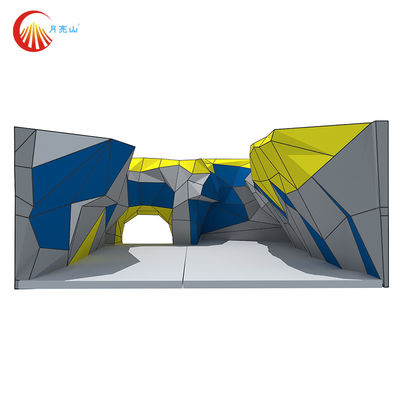 Children Bouldering Rock Climbing Wall Different Slope Angles customized